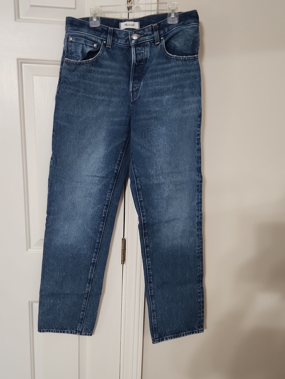 Madewell Women's Straight-Leg Jeans in Medium Blue Wash